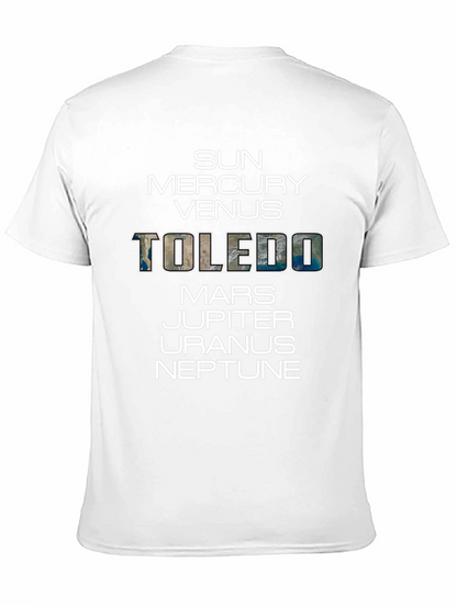 Planets Toledo Graphic T-Shirt - Mens Crew Neck Tee