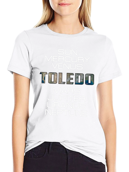 Planets Toledo Graphic T-Shirt - Mens Crew Neck Tee