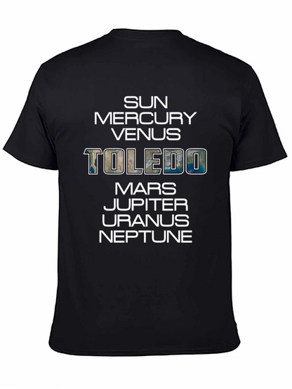 Planets Toledo Graphic T-Shirt - Mens Crew Neck Tee