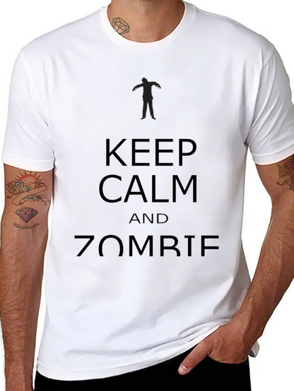 Keep Calm Zombie T-Shirt - Black