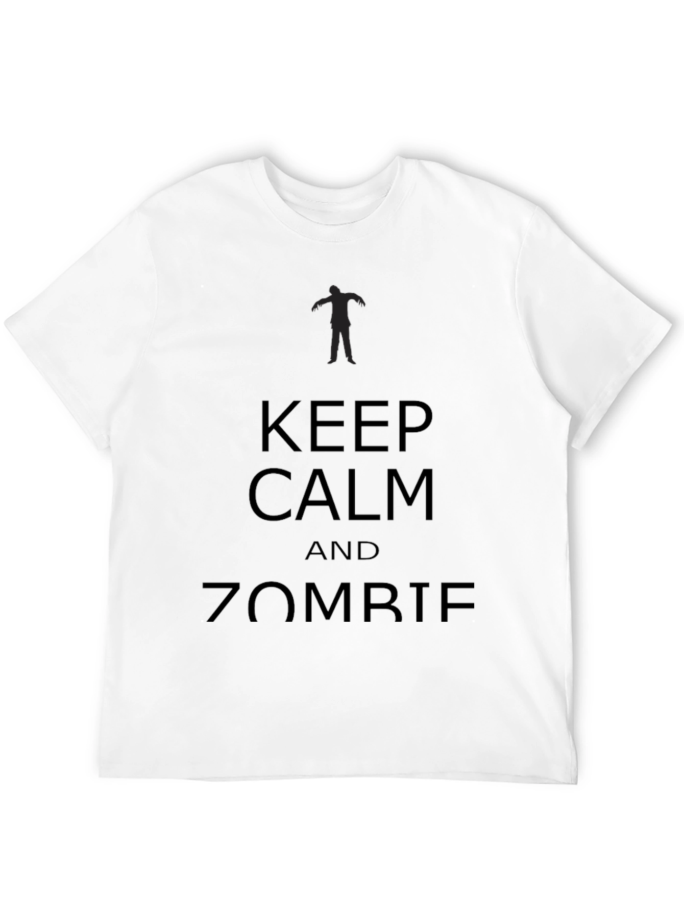 Keep Calm Zombie T-Shirt - Black