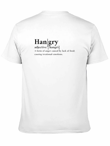 Hangry Definition T-Shirt - Black Funny Tee