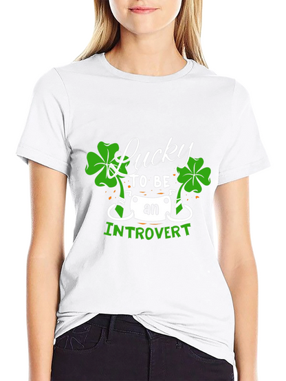 Lucky Introvert T-Shirt - St. Patricks Day Tee