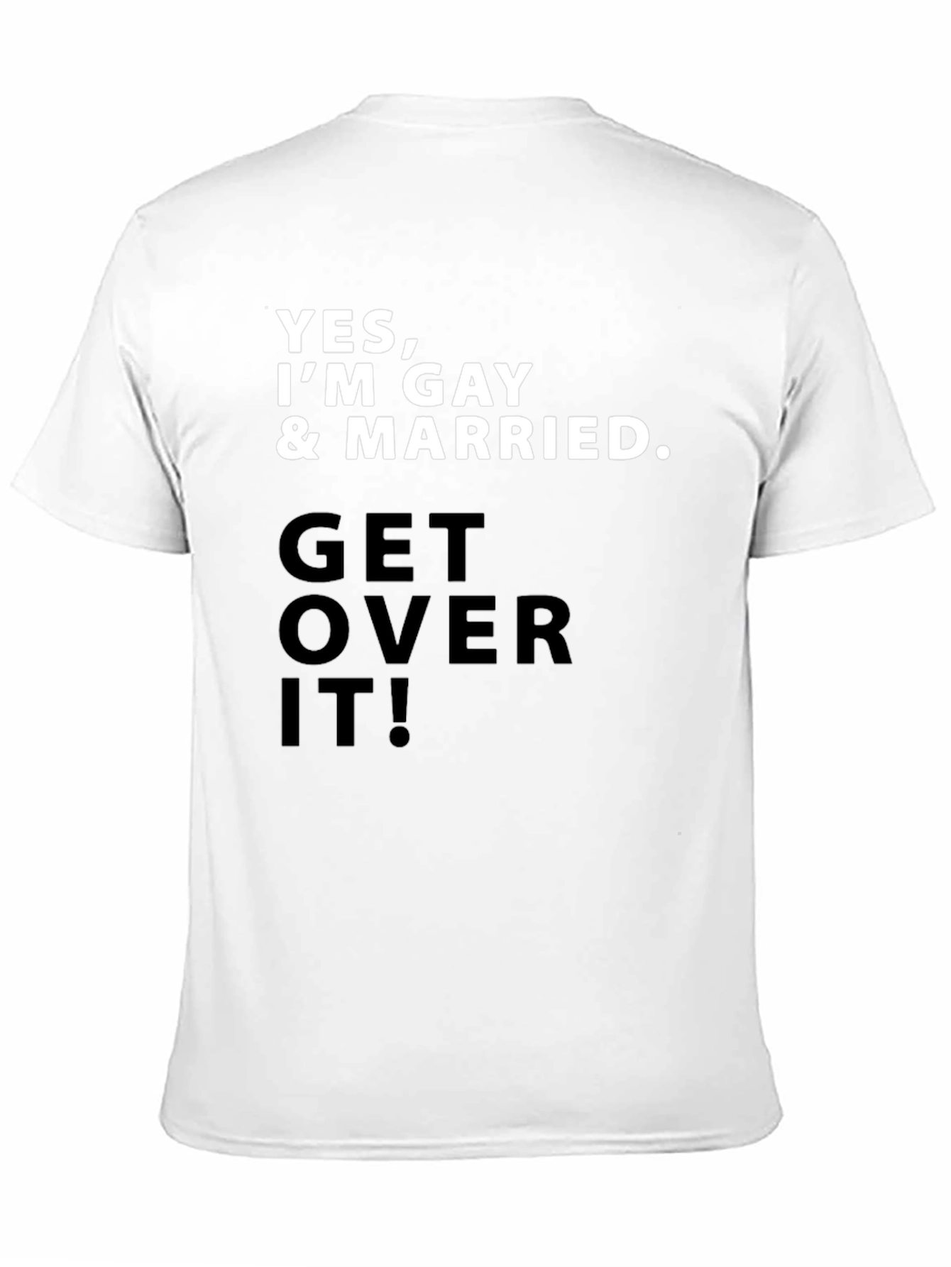 Gay Pride T-Shirt - Yes Im Gay & Married