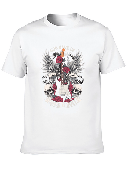 God Gave Us Rock N Roll Graphic T-Shirt