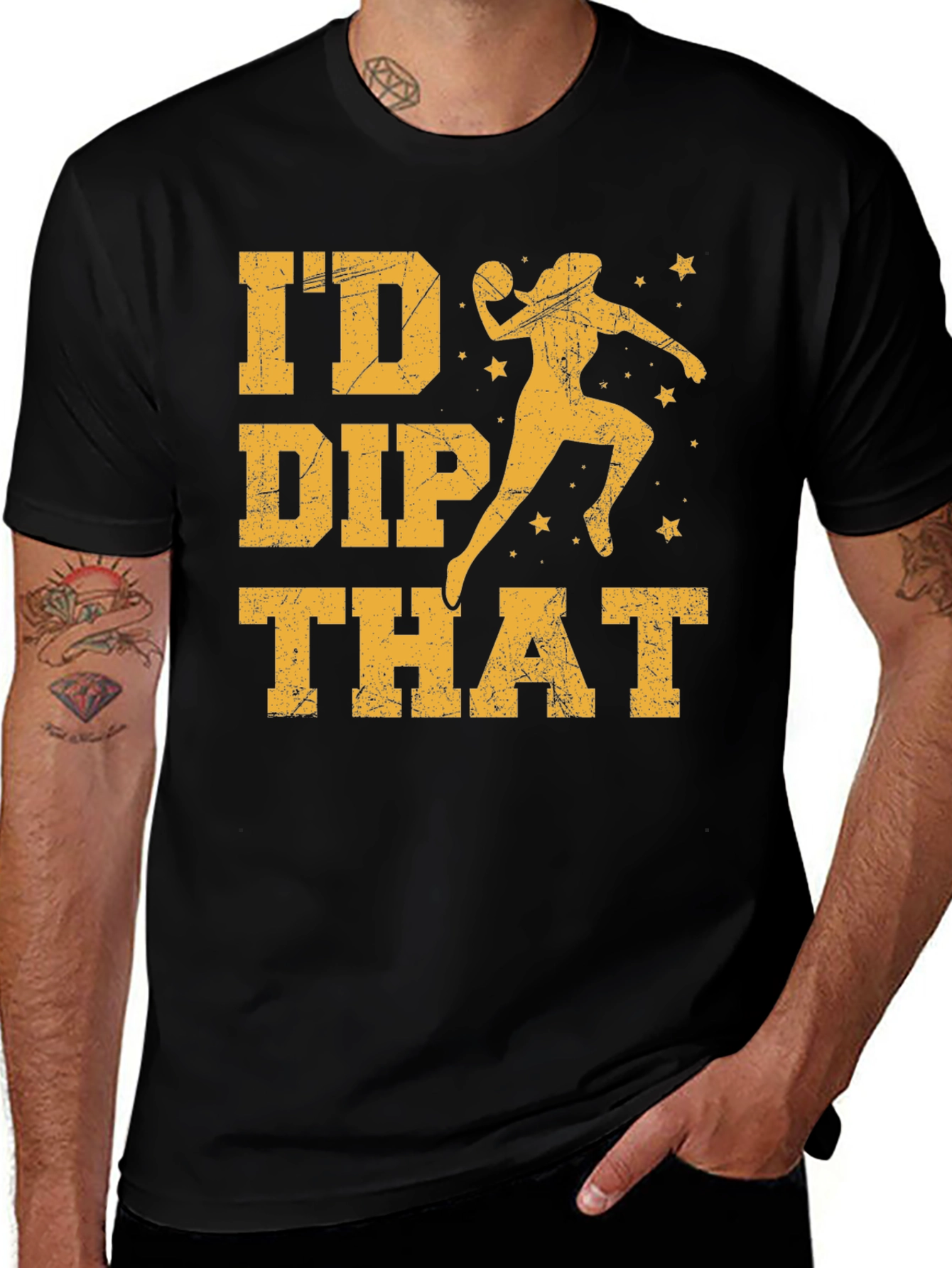 Id Dip That T-Shirt  Funny Dodgeball Tee