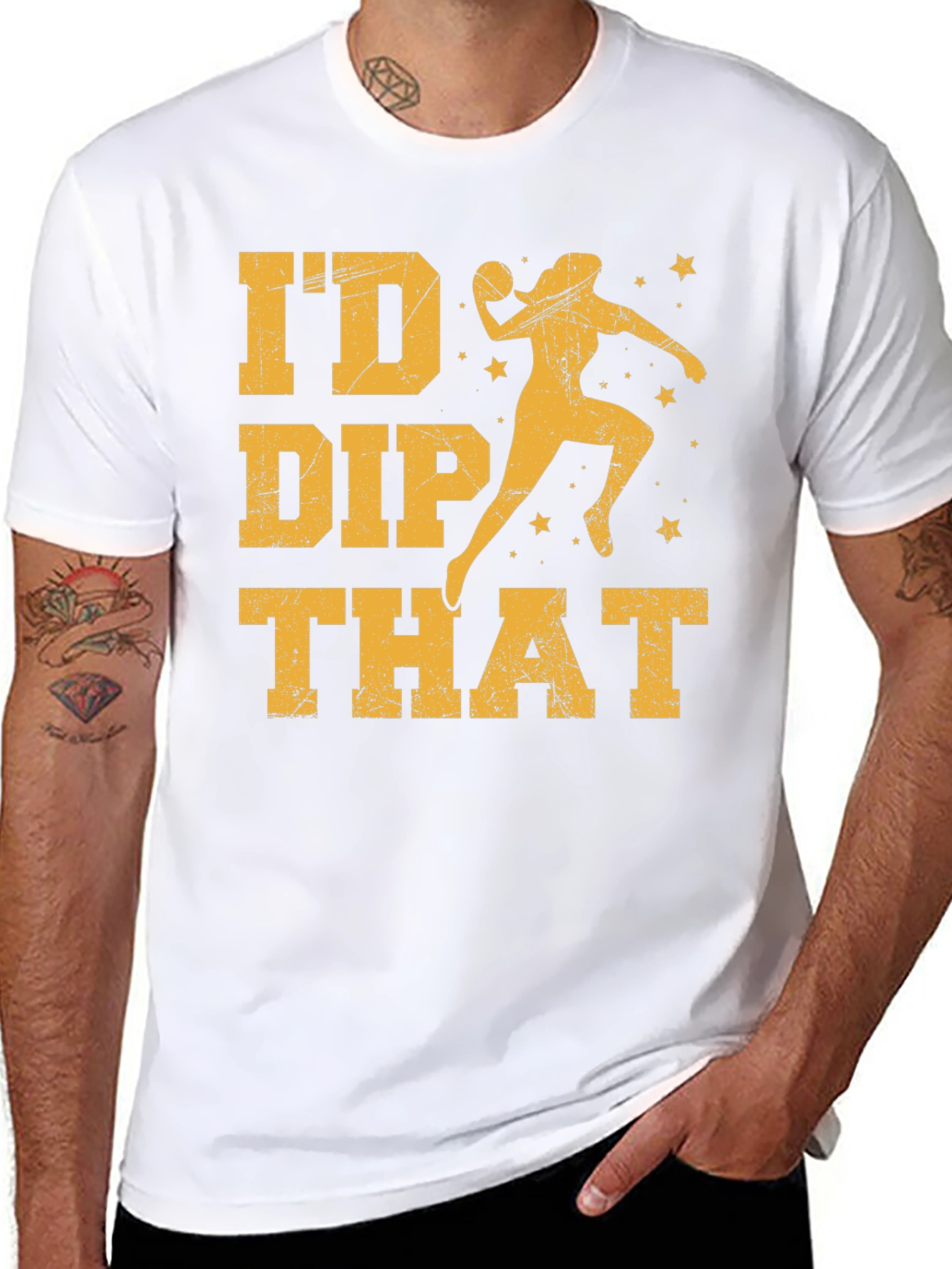 Id Dip That T-Shirt  Funny Dodgeball Tee