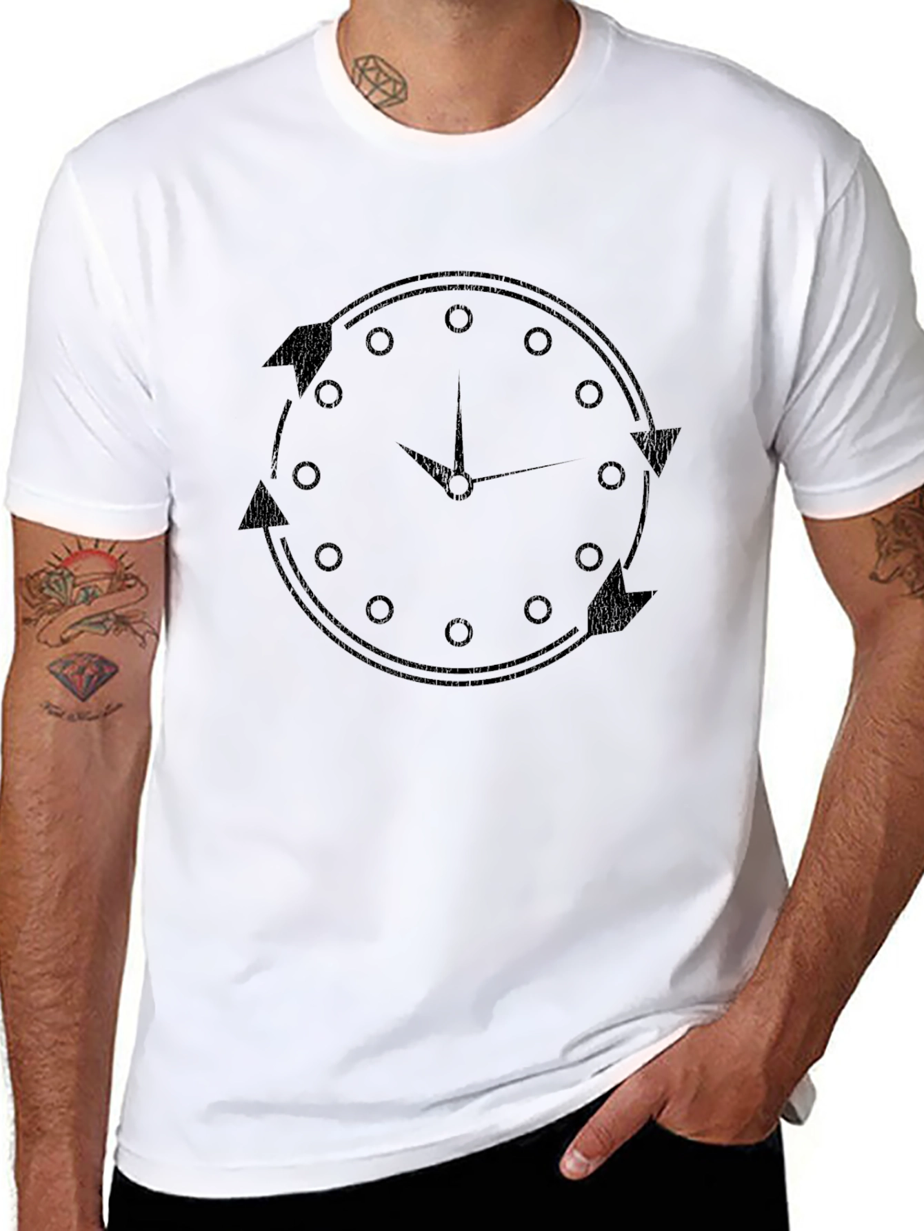 Time Flies T-Shirt - Classic Black Tee