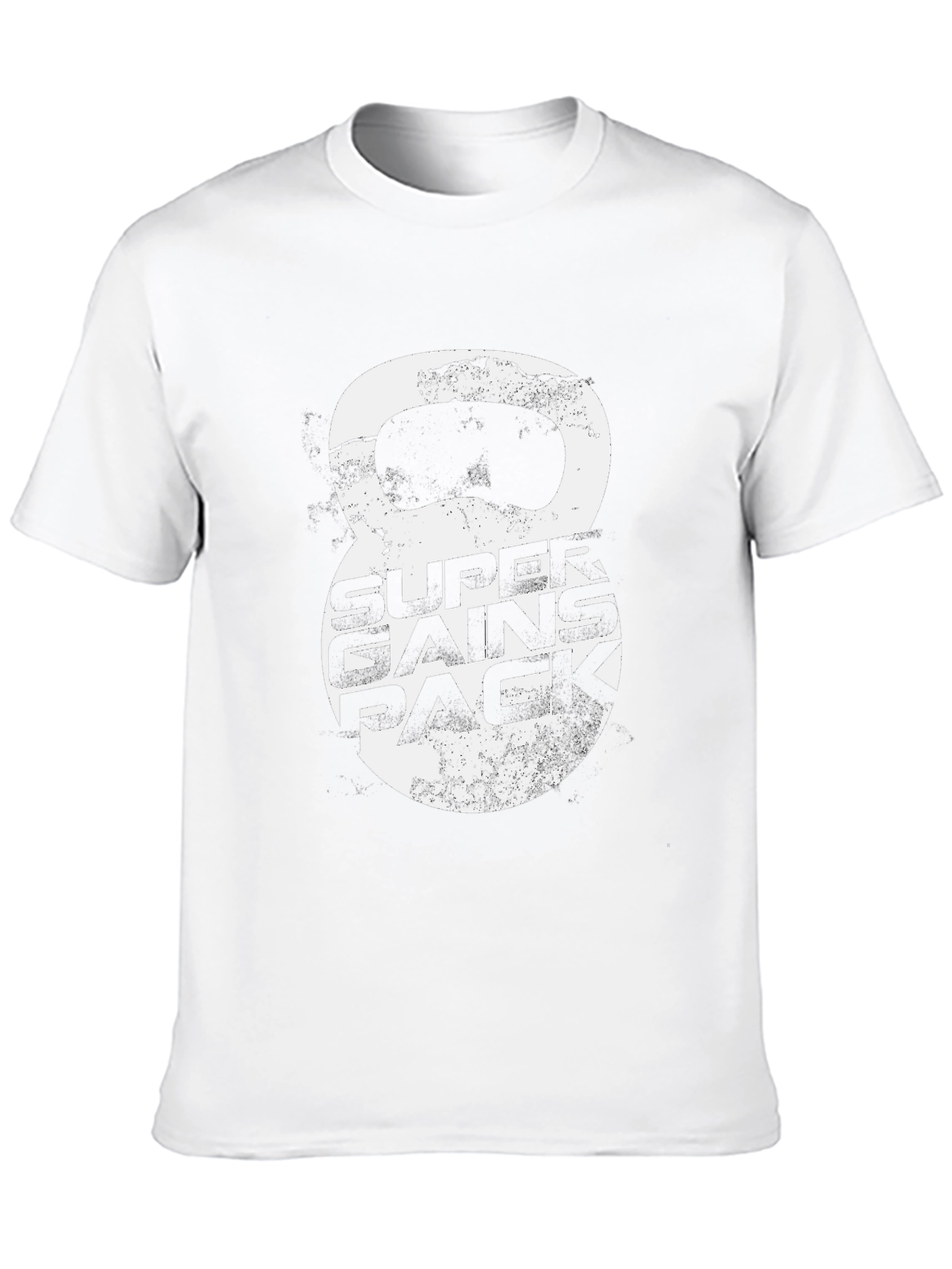 Super Gains Pack Graphic Tee - Kettlebell Design