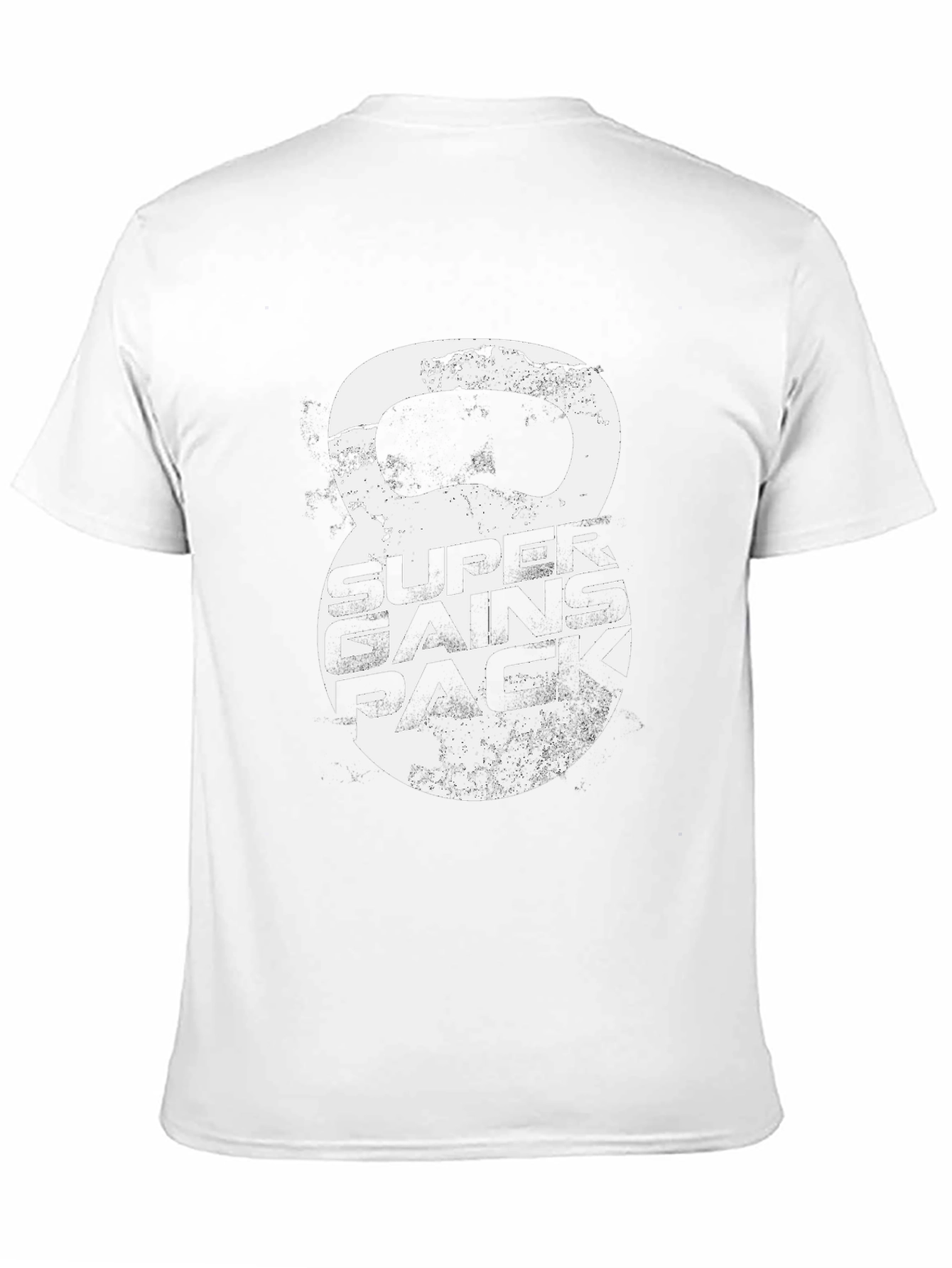 Super Gains Pack Graphic Tee - Kettlebell Design