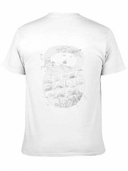 Super Gains Pack Graphic Tee - Kettlebell Design