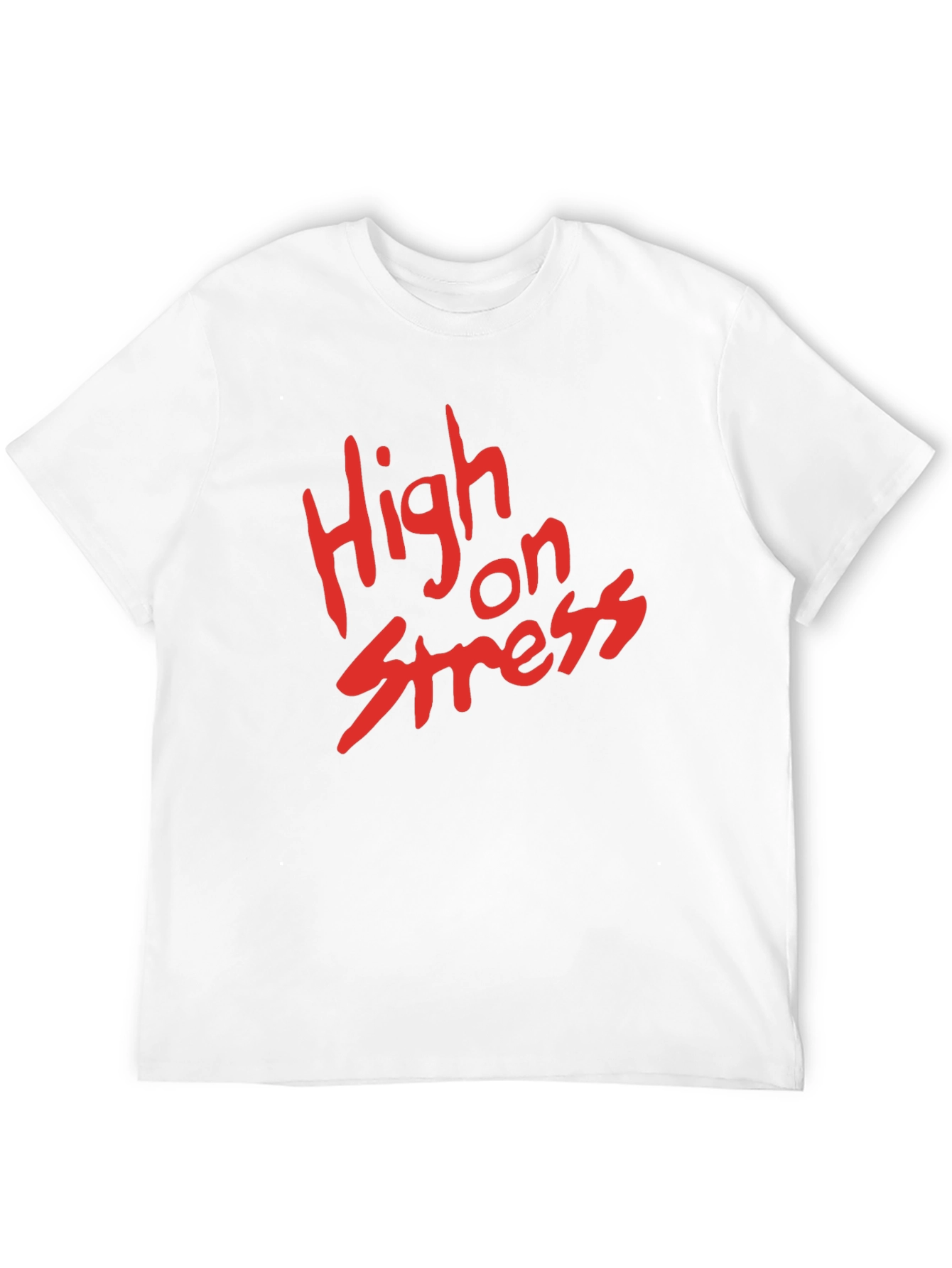 High on Stress Graphic Tee - Black