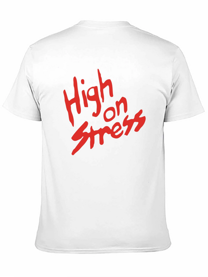 High on Stress Graphic Tee - Black