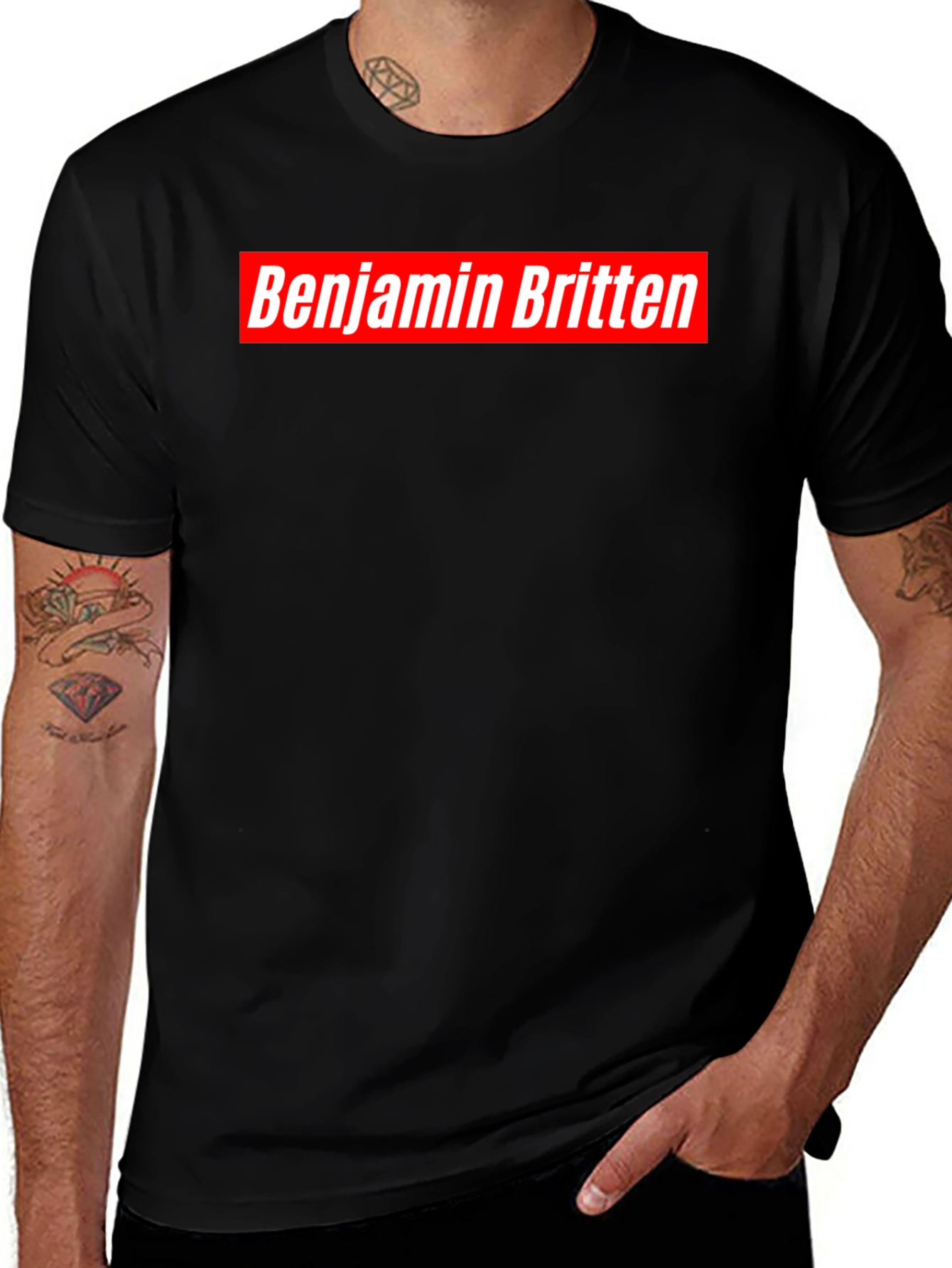 Benjamin Britten Red Box Logo Tee