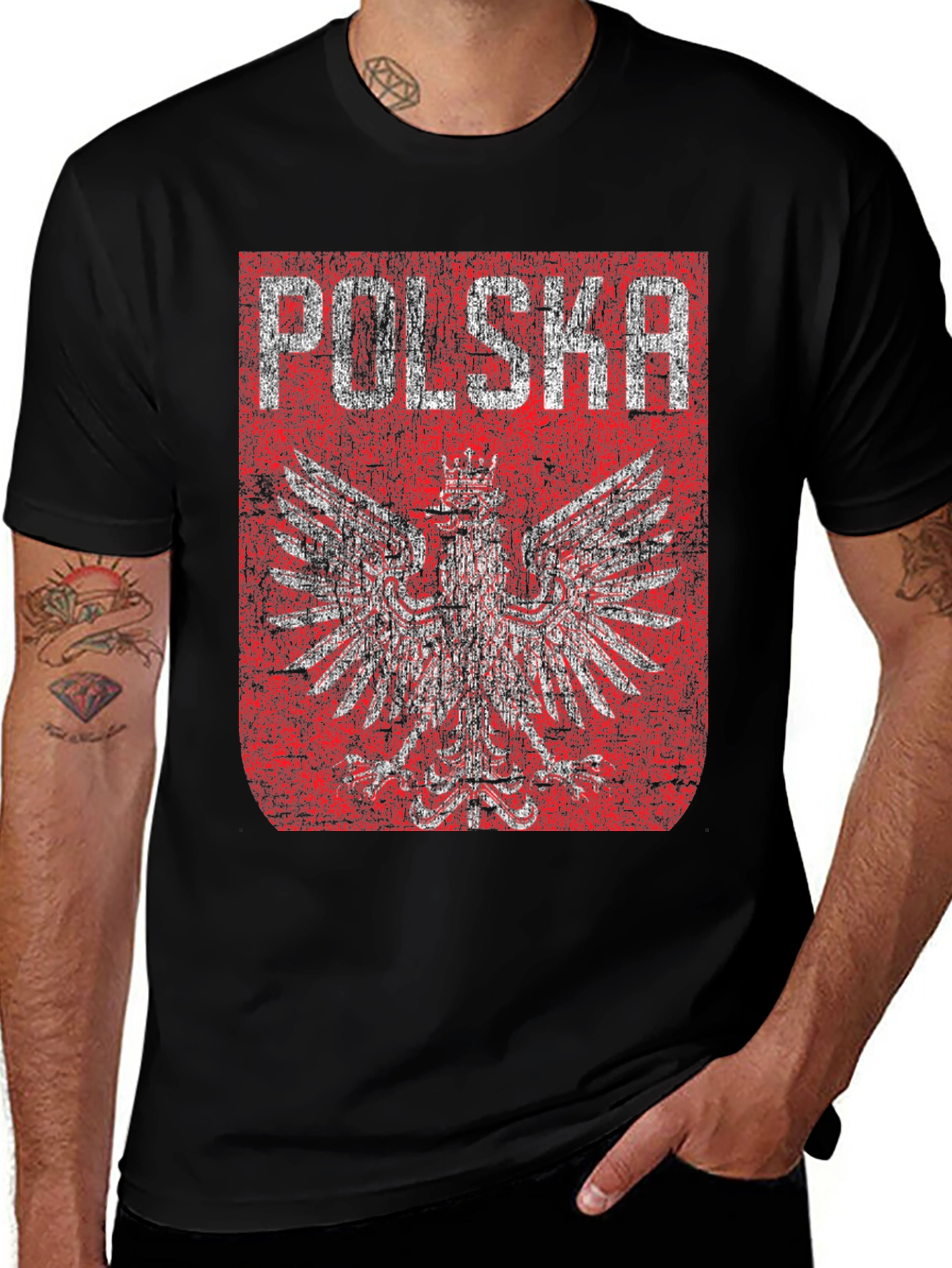Polska T-Shirt Polish Eagle Flag Tee