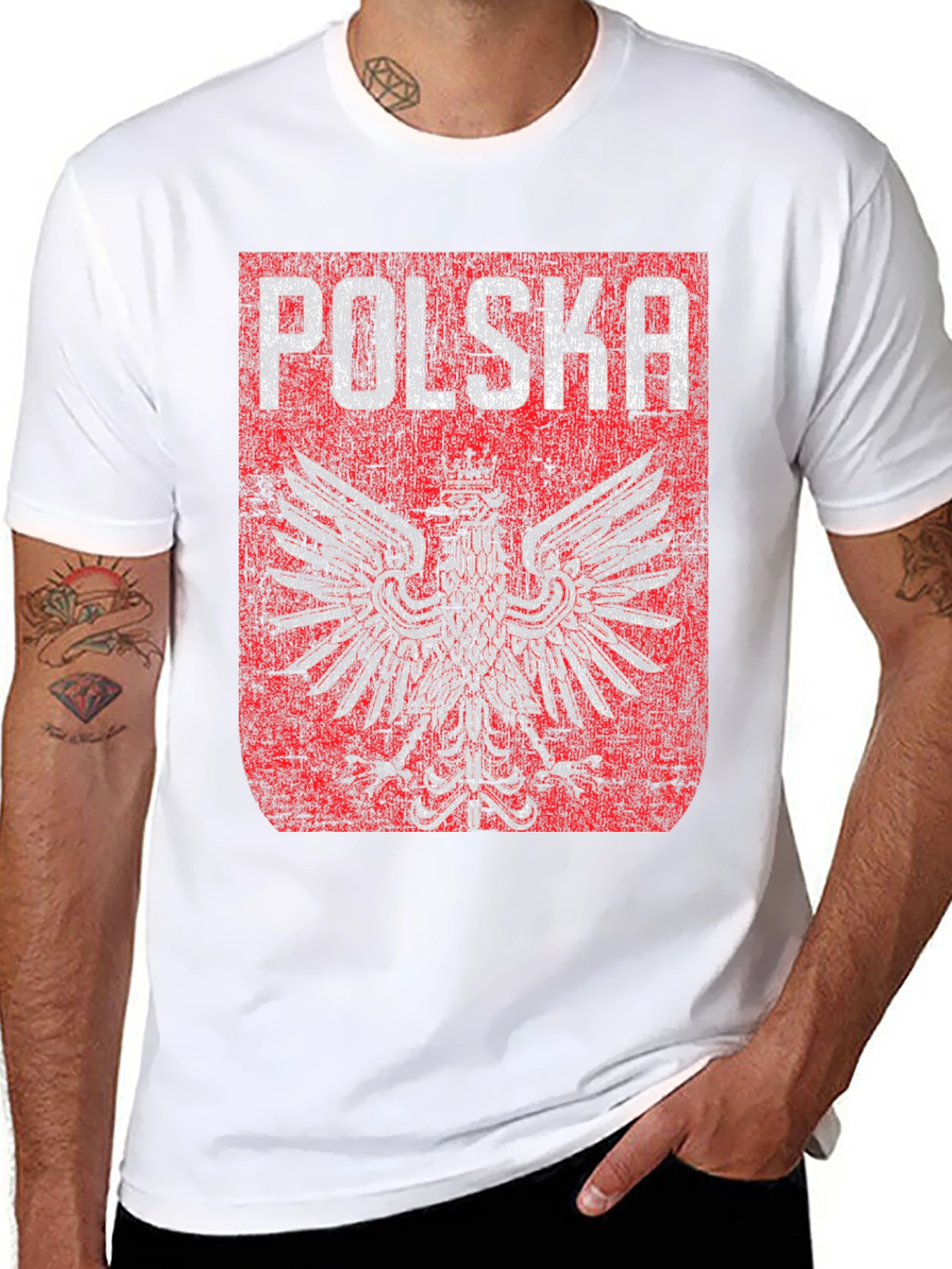 Polska T-Shirt Polish Eagle Flag Tee