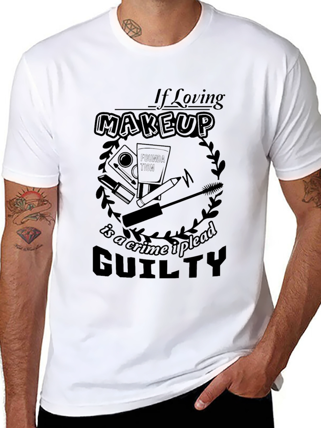 Makeup Lovers Guilty Plea T-Shirt