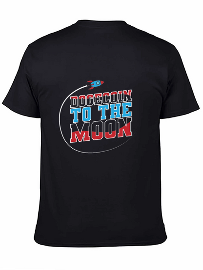 Dogecoin to the Moon Graphic T-Shirt