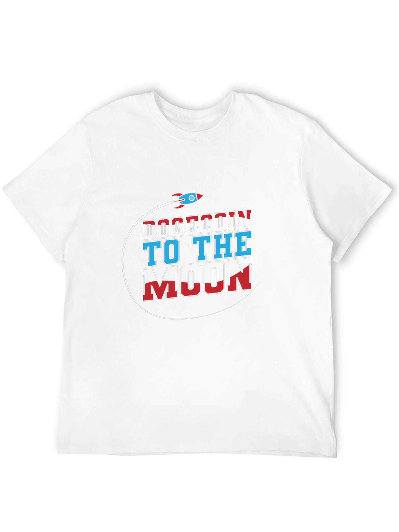 Dogecoin to the Moon Graphic T-Shirt