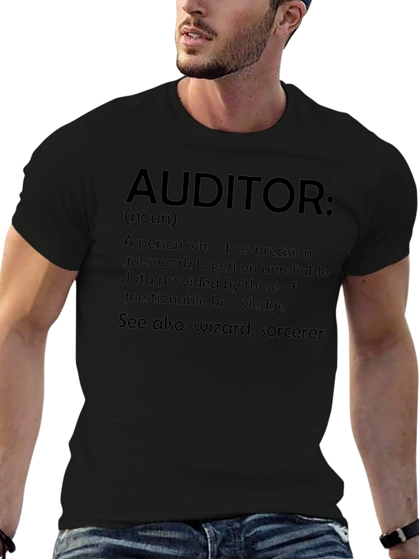 Auditor Definition Novelty T-Shirt - Funny Accountant Gift