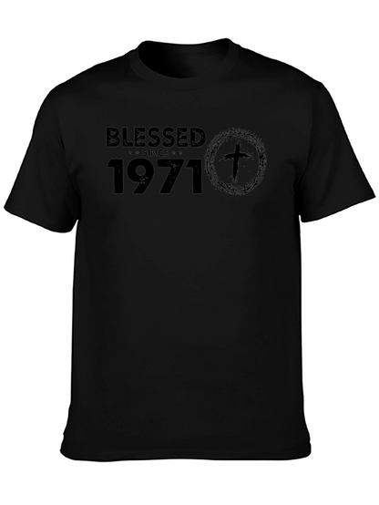 Blessed Since 1971 Graphic T-Shirt