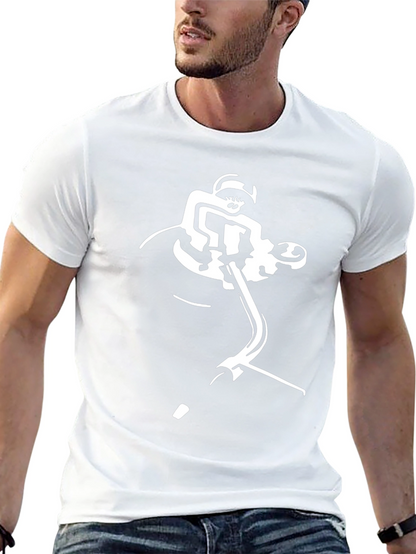 DJ Turntable Graphic Black T-Shirt