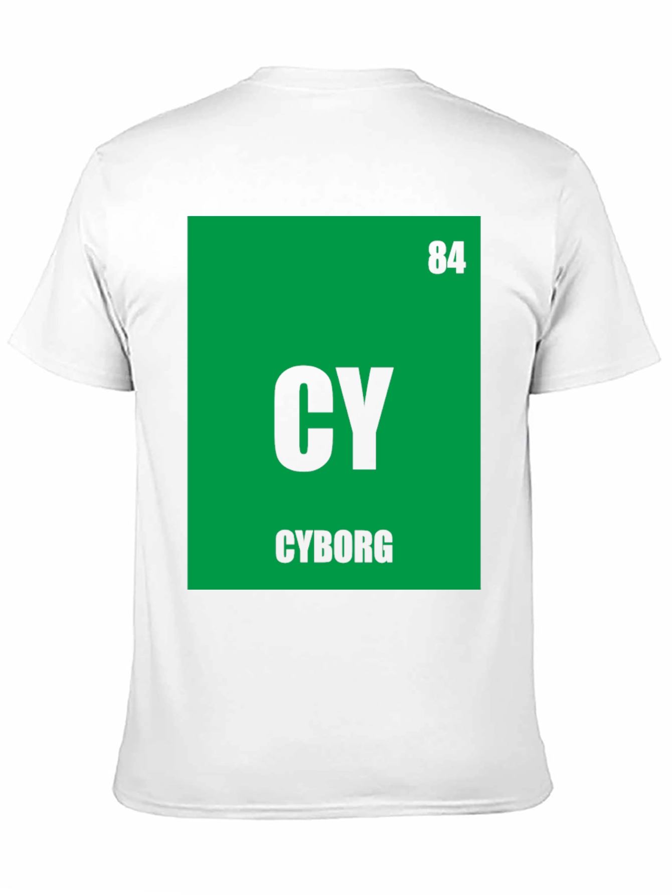 Cyborg Periodic Table T-Shirt - Geeky Sci-Fi Tee