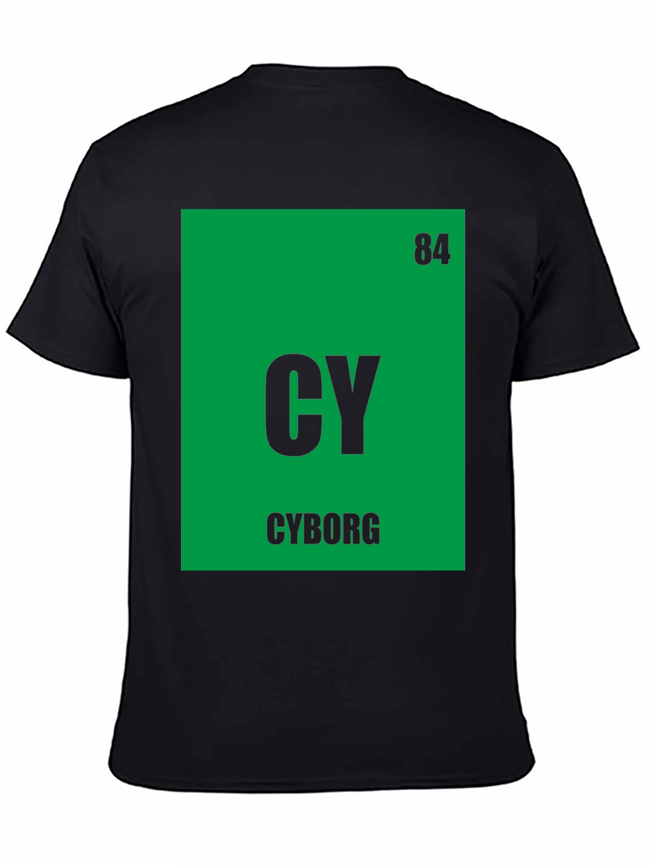 Cyborg Periodic Table T-Shirt - Geeky Sci-Fi Tee