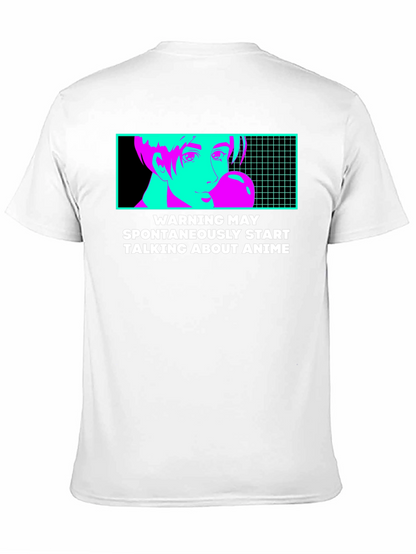 Anime Warning T-Shirt - Spontaneous Anime Talk!