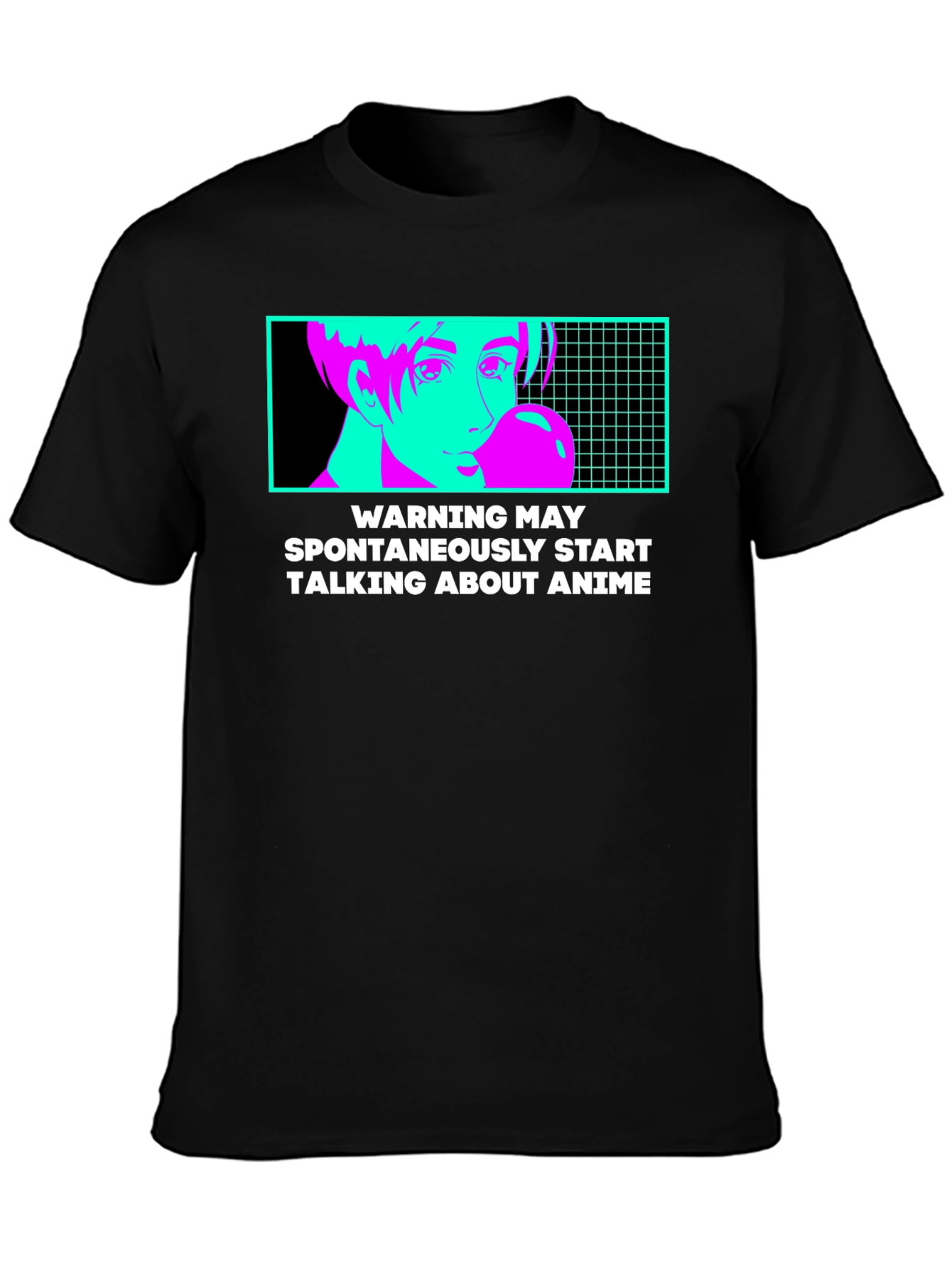 Anime Warning T-Shirt - Spontaneous Anime Talk!