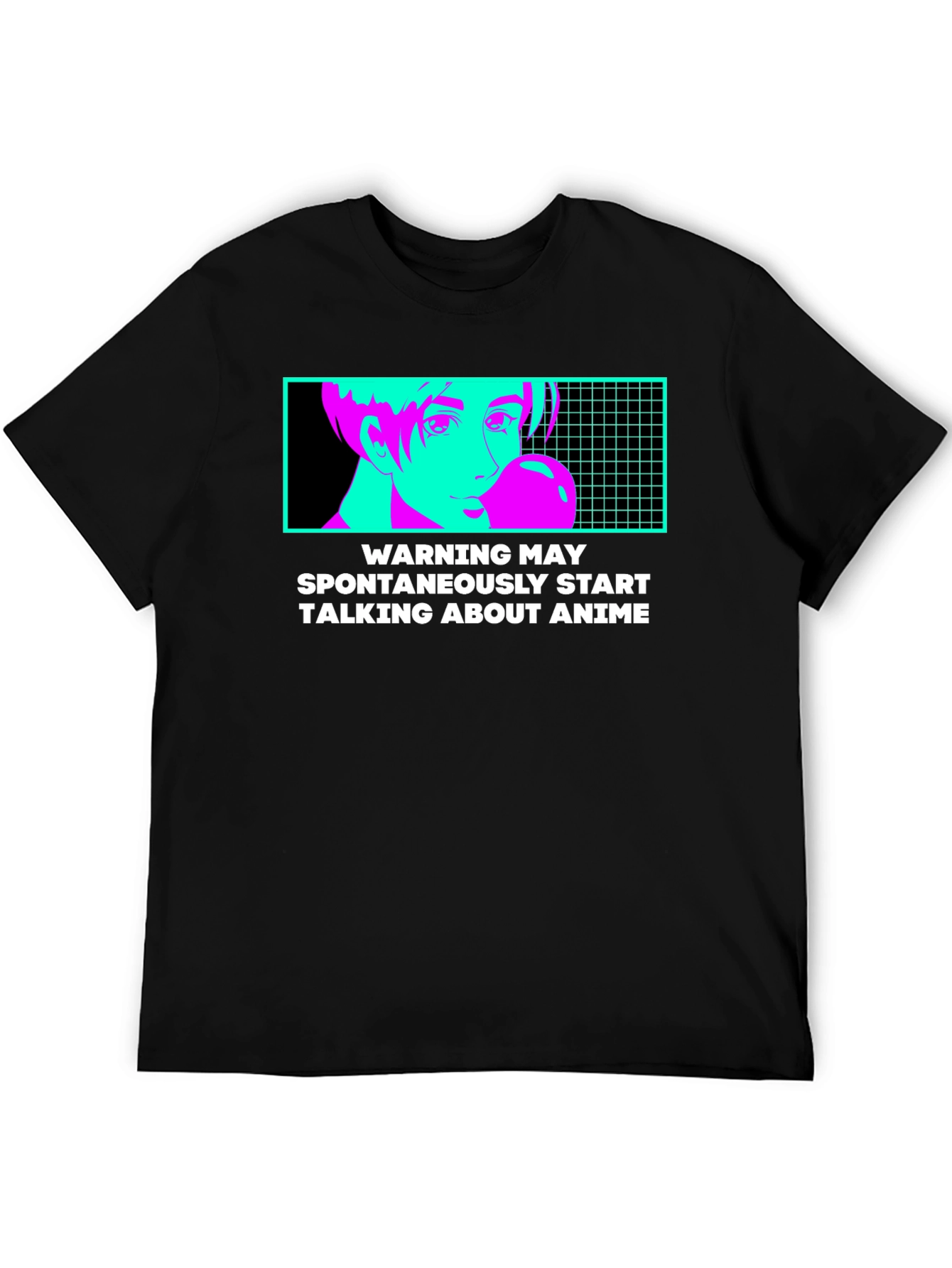 Anime Warning T-Shirt - Spontaneous Anime Talk!