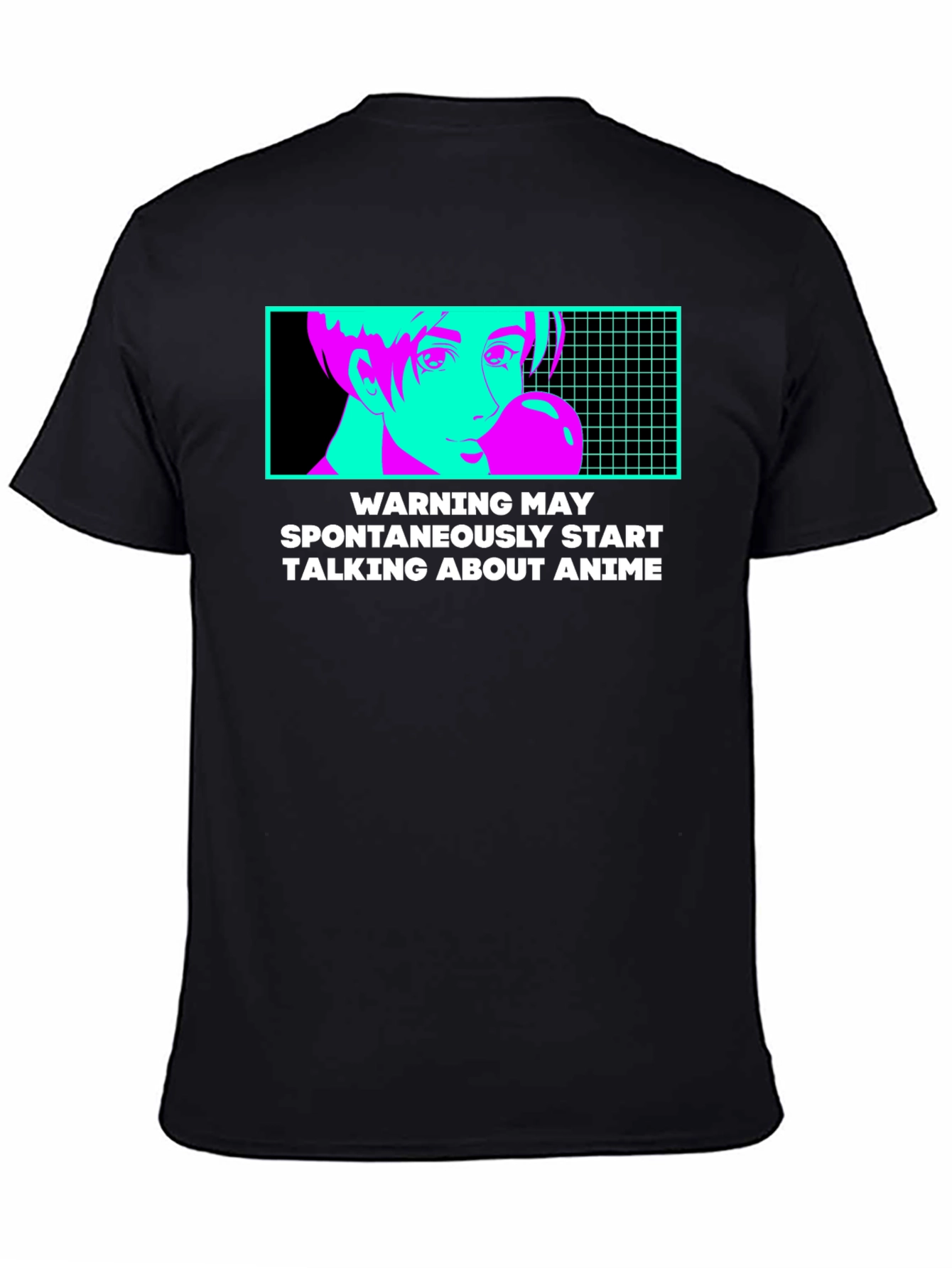Anime Warning T-Shirt - Spontaneous Anime Talk!