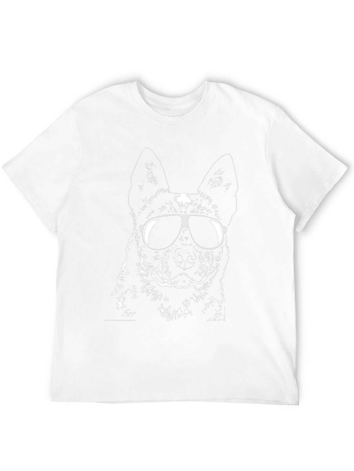 Cool Dog in Sunglasses Graphic Tee