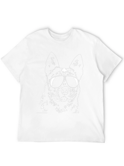 Cool Dog in Sunglasses Graphic Tee