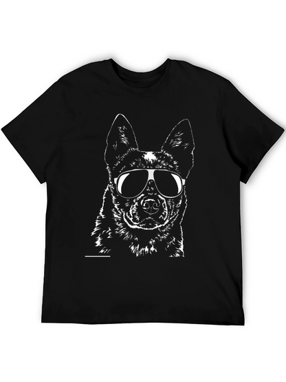 Cool Dog in Sunglasses Graphic Tee