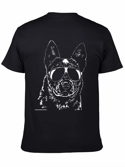Cool Dog in Sunglasses Graphic Tee