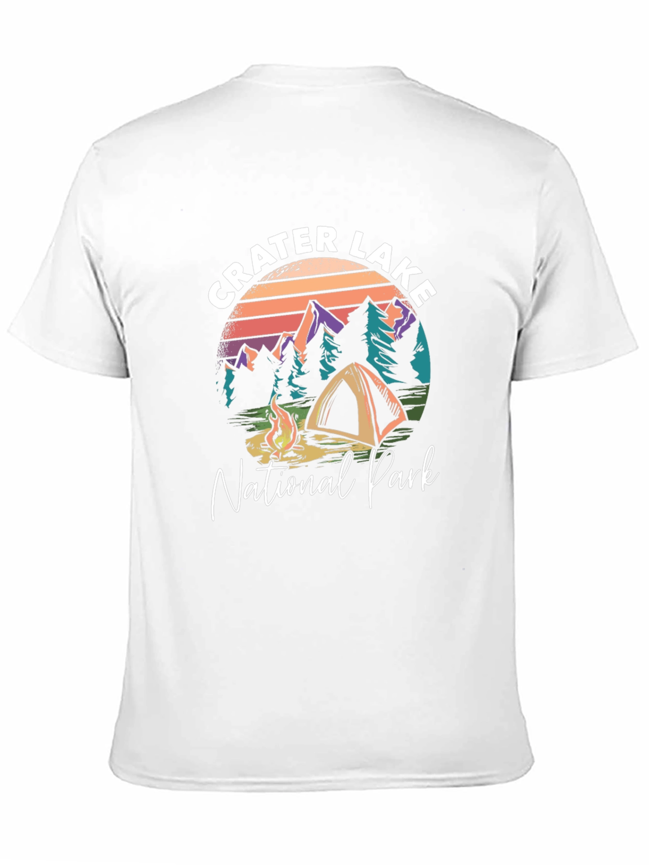Crater Lake National Park Black Graphic T-Shirt