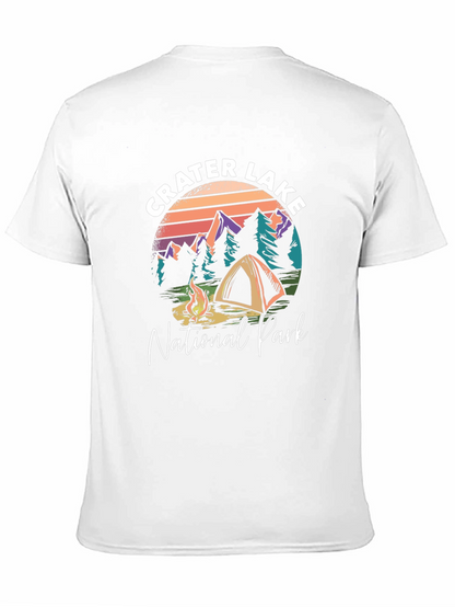 Crater Lake National Park Black Graphic T-Shirt