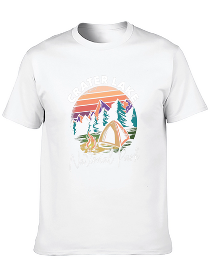 Crater Lake National Park Black Graphic T-Shirt