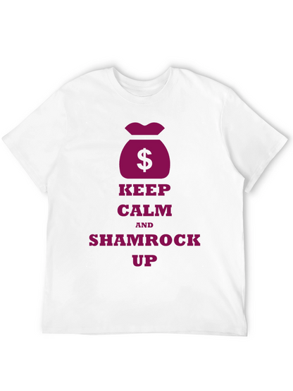 Keep Calm Shamrock Up Graphic T-Shirt