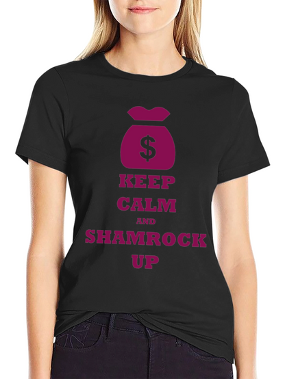 Keep Calm Shamrock Up Graphic T-Shirt