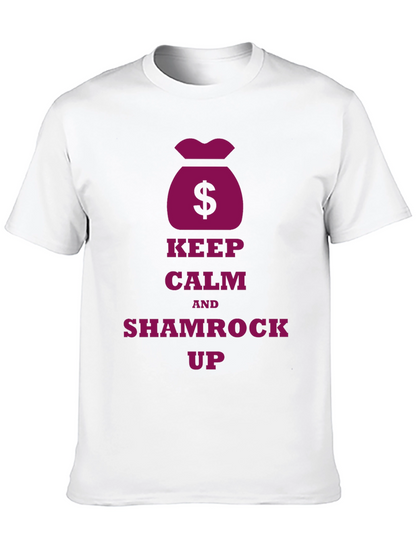 Keep Calm Shamrock Up Graphic T-Shirt