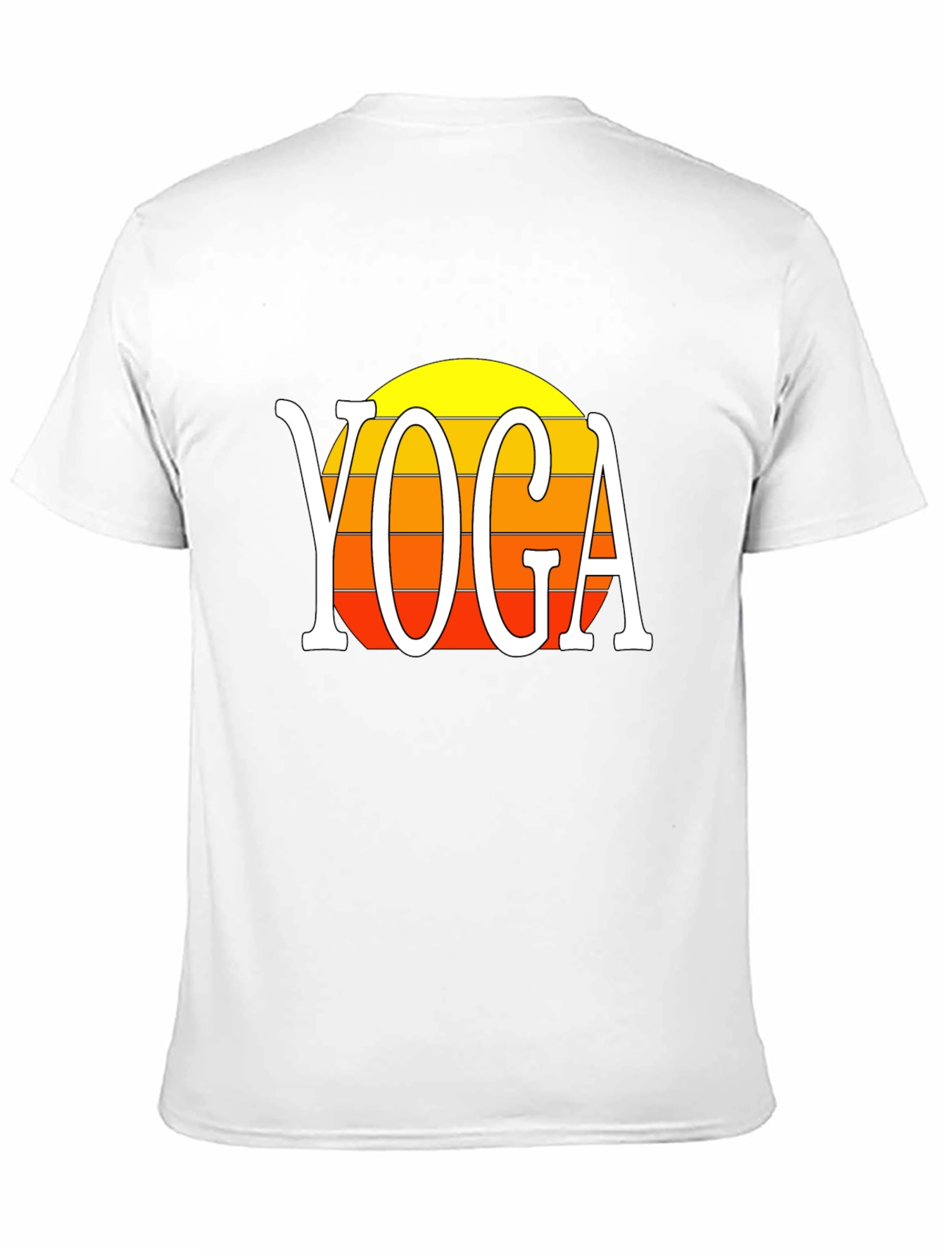 Yoga Sunset Graphic Tee - Retro Style Shirt