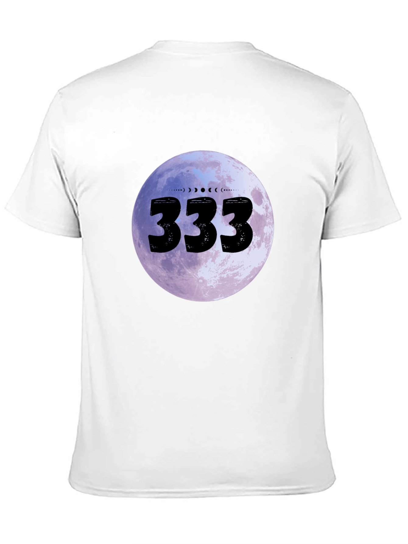 333 Moon Phase Graphic Tee - Black