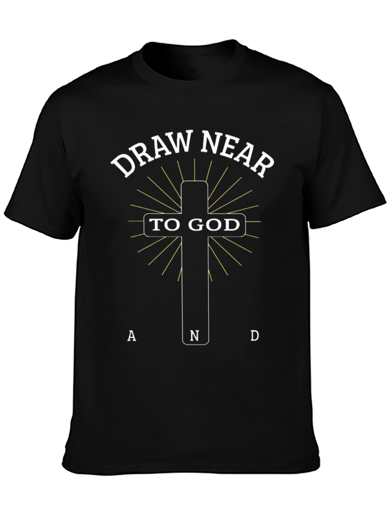 Draw Near to God Black T-Shirt
