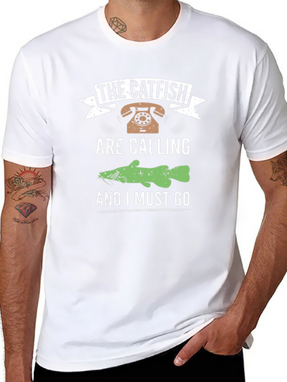 The Catfish are Calling Black T-Shirt