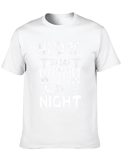 Nurse by Day Witch by Night Halloween T-Shirt