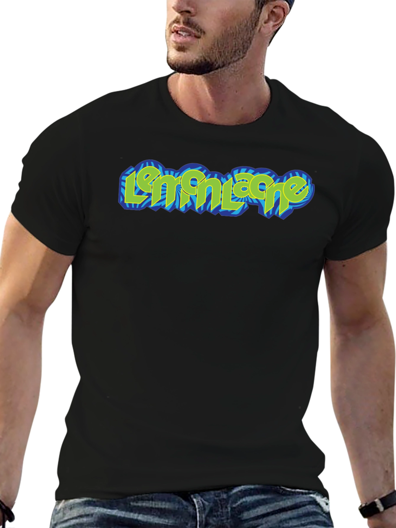 LenchoCore Black Graphic Tee