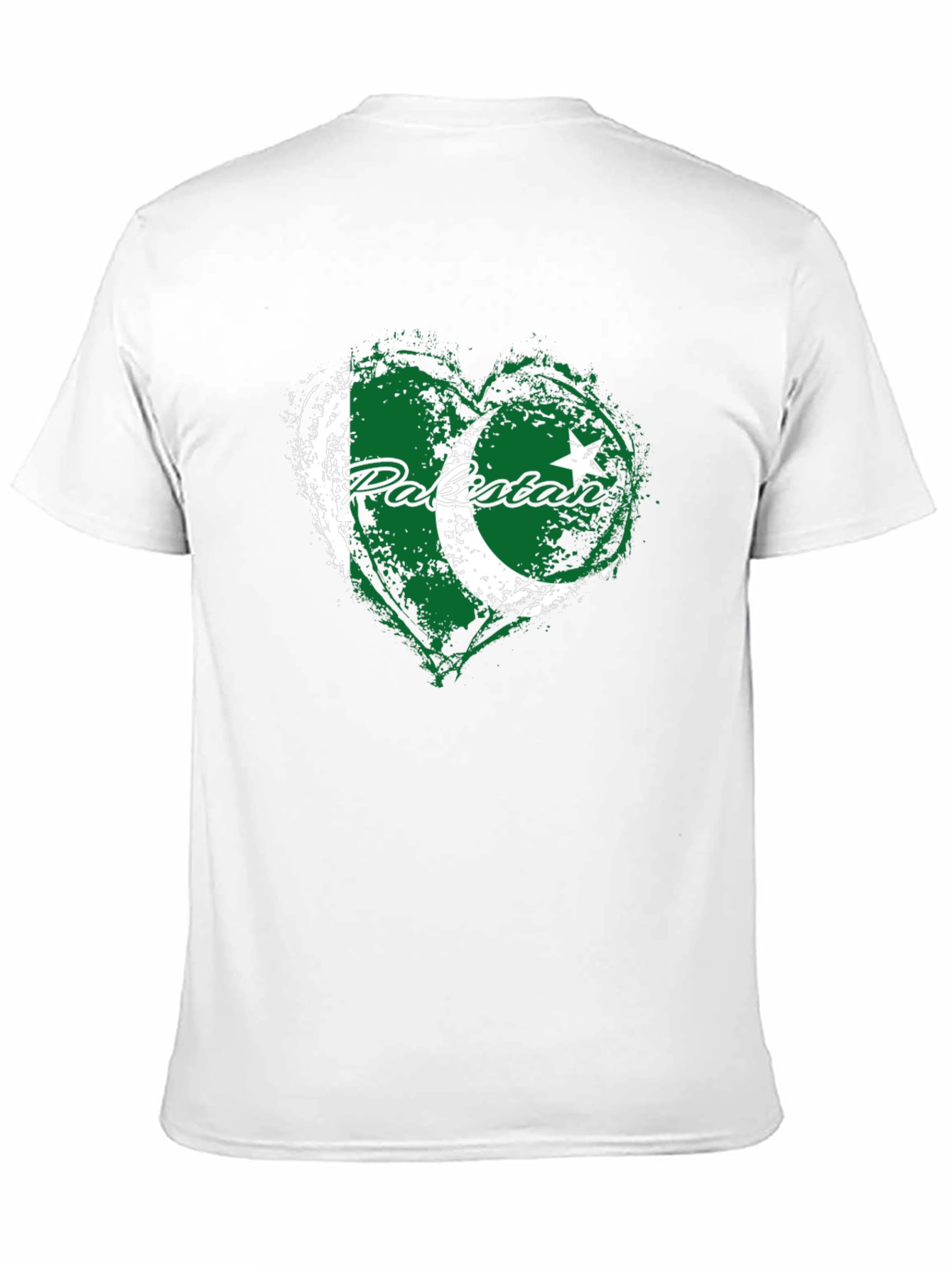 Pakistan Flag Heart T-Shirt - Patriotic Graphic Tee