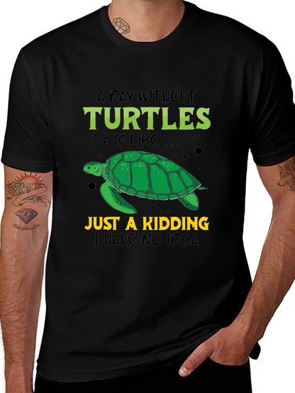 Turtle Lover T-Shirt: A Day Without Turtles